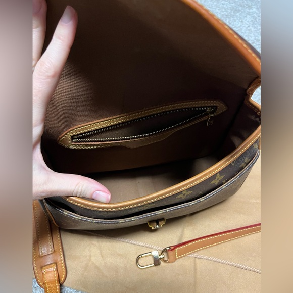 Louis Vuitton Monogram Updated & Enhanced Sologne Diane Bag Crossbody Shoulder - Picture 9 of 13